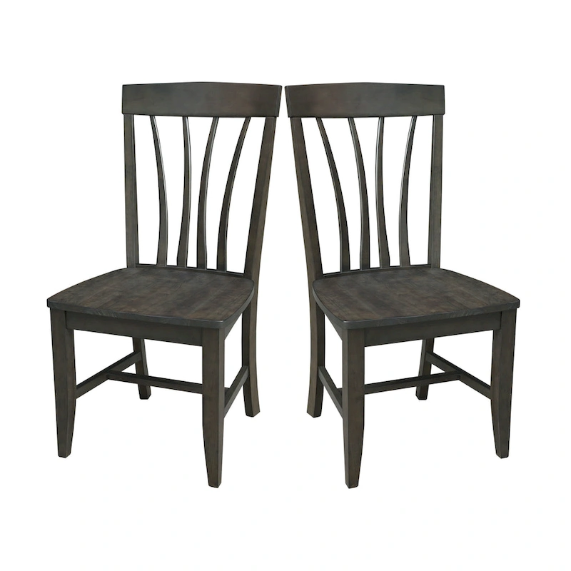 Soma Solid Wood Fanback Chairs Set of 2