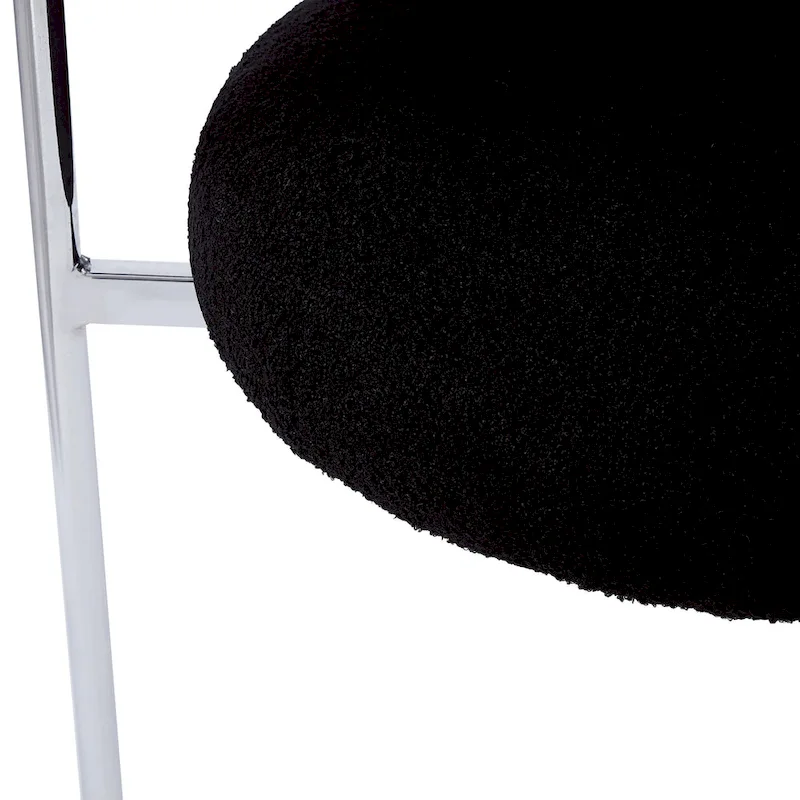 Modern Fabric Dining Chairs with Metal Legs - Set of 2/4, Upholstered Arm Chairs, 265 lbs Capacity