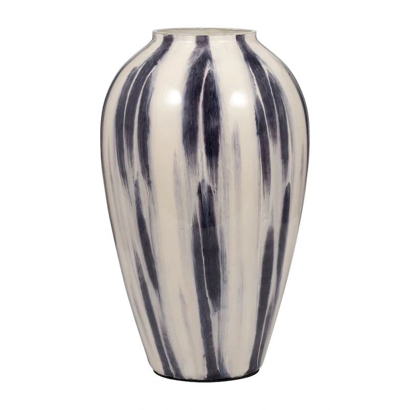 Sagebrook Home's Abstract Pattern Glass Vase