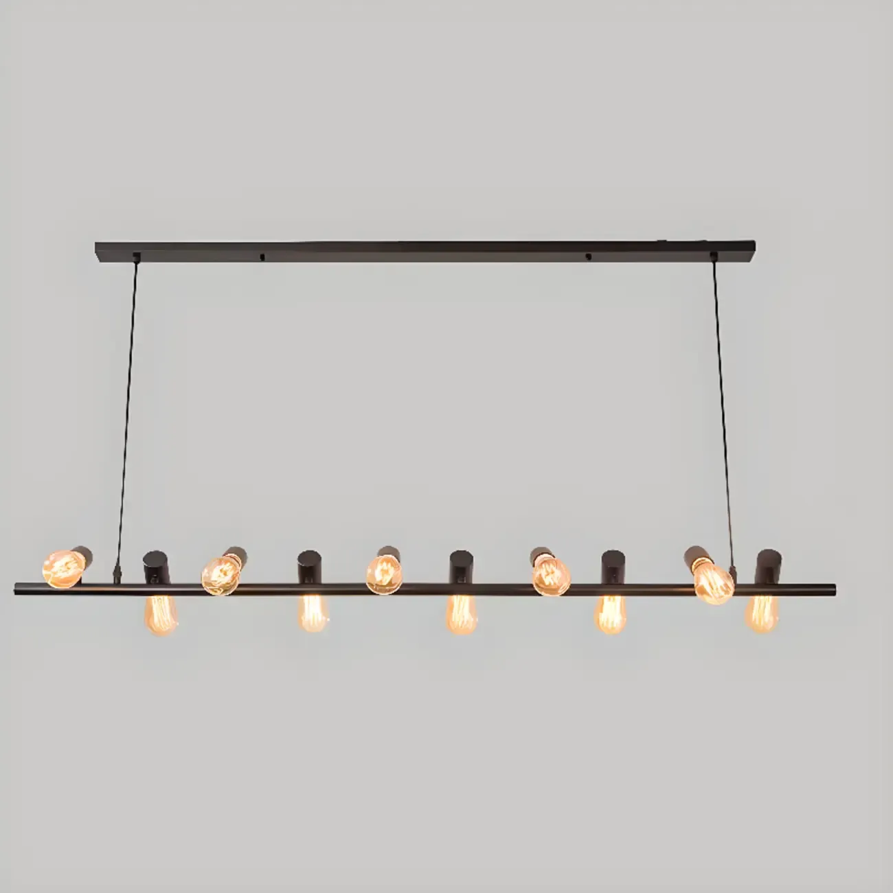 Industrial Black Metal Kitchen Island Pendant Light