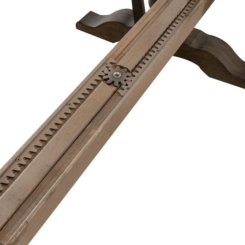 Americana Farmhouse Dusty Taupe Trestle Table Set with Dining Chairs Various Options