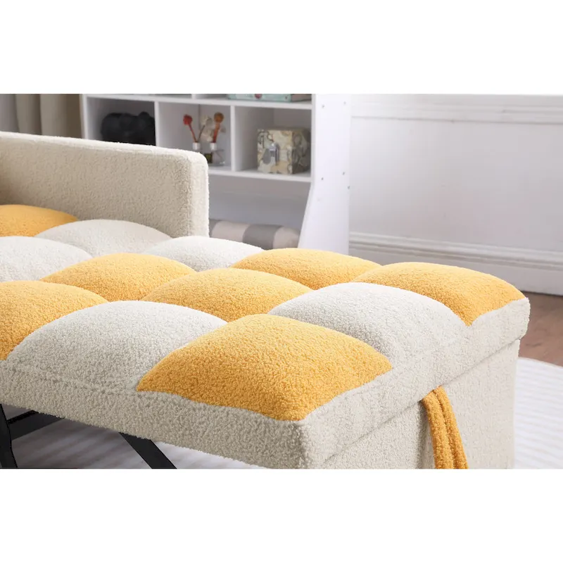 Convertible Sleeper Sofa Chair Bed with Pillow