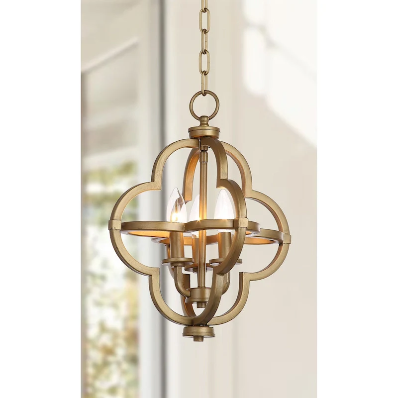 SAFAVIEH Lighting Contina Adjustable 3-Light Gold Orb Pendant - 12.25 x12.25 x16 -88  - 12Wx12Dx88H