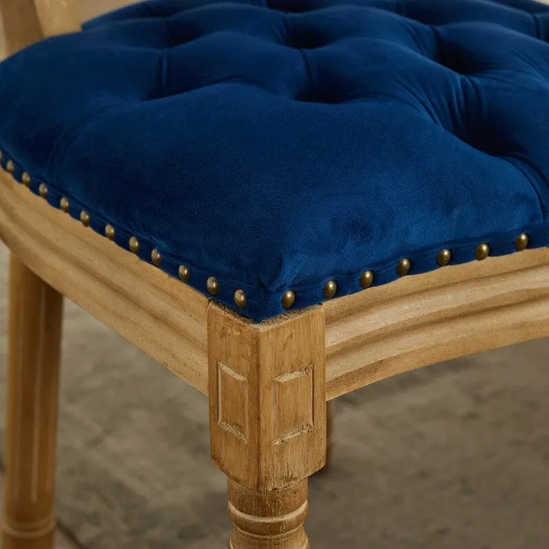 French Dining Chair with Nailhead Trim Set of 6