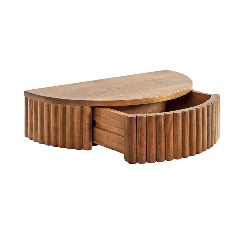 Kate and Laurel Reid Ribbed Floating Side Table
