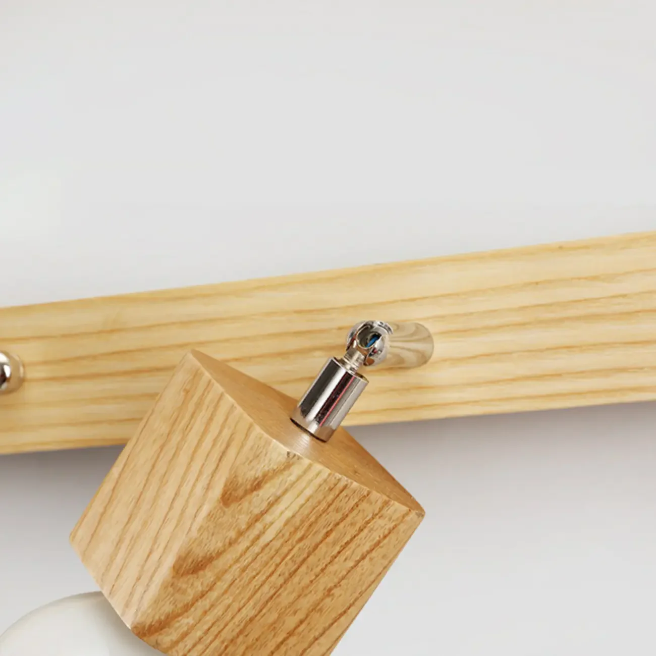 3-Light Modern Wooden Linear LED Vanity Lights