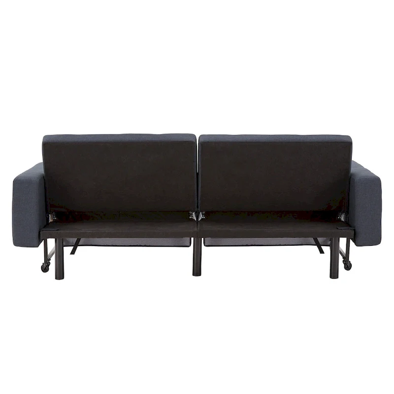 Palatka Full 80   Wide Tufted Fabric Convertible Futon by iNSPIRE Q Classic