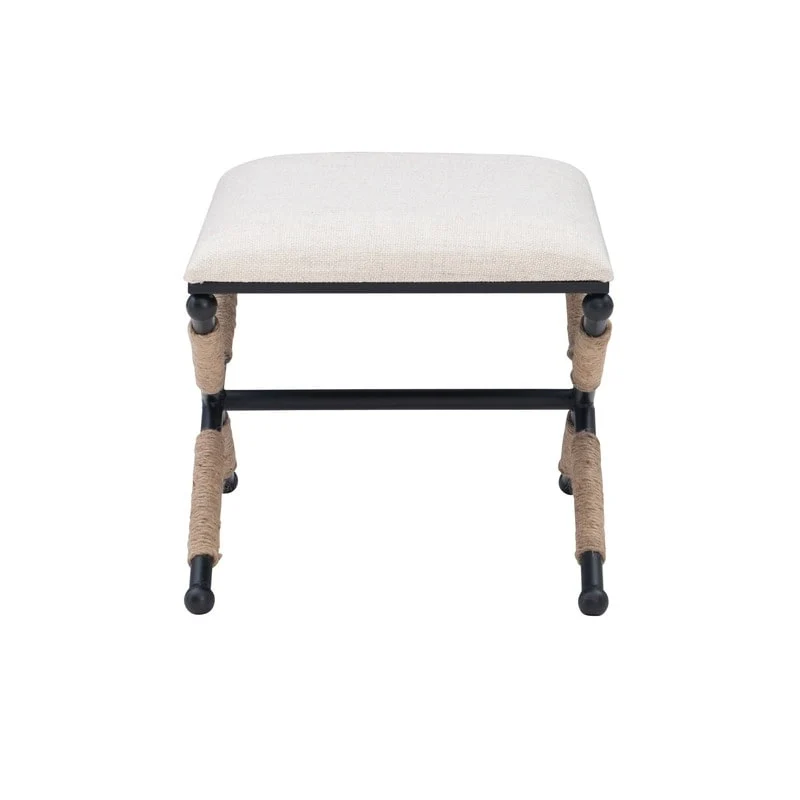 Ella Boho Campaign Accent Stool