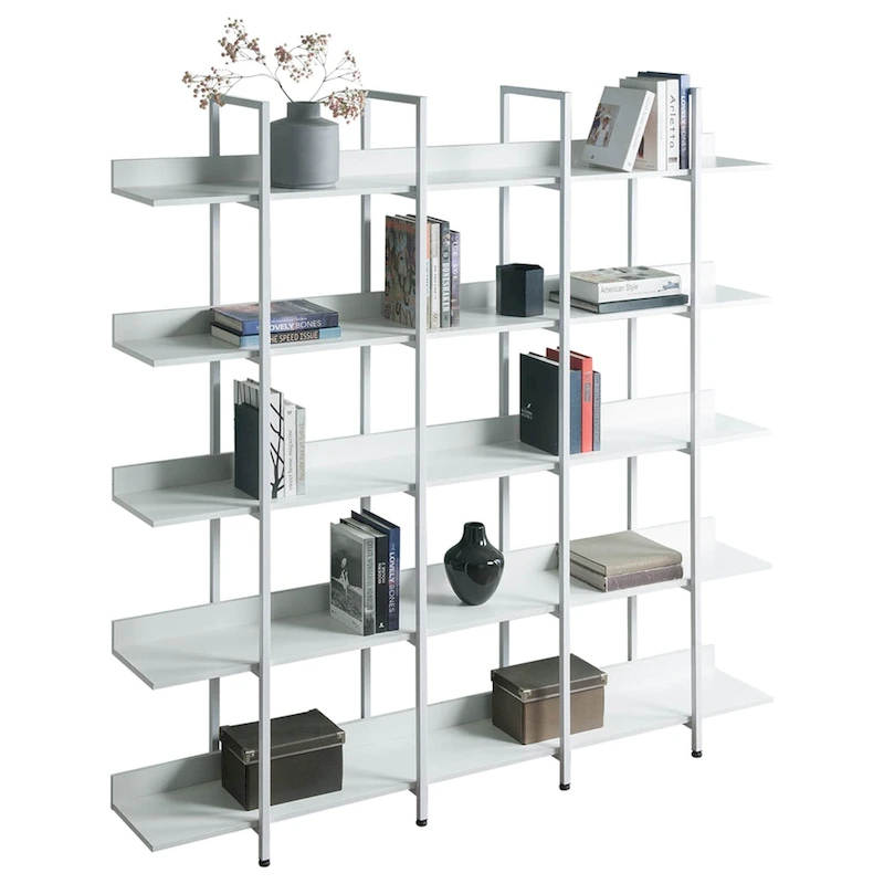 5 Tier Bookcase Home Office Open Bookshelf