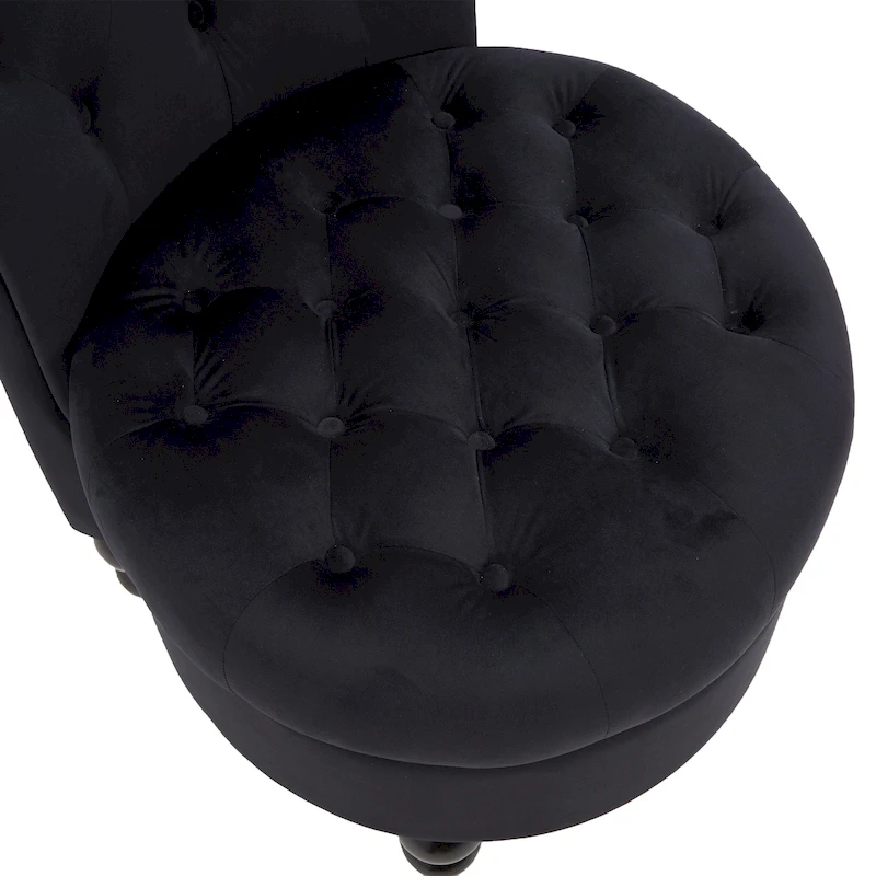 AVAWING Set of 2 Throne Royal Chair Thick Padding and Rubberwood Legs