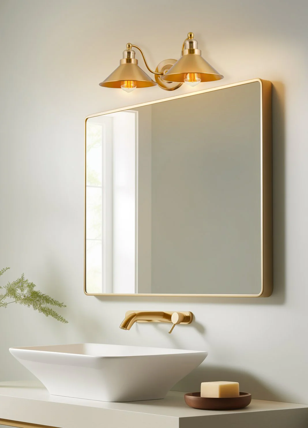 Welton 19 2-Light Modern Farmhouse Bathroom Wall Sconce