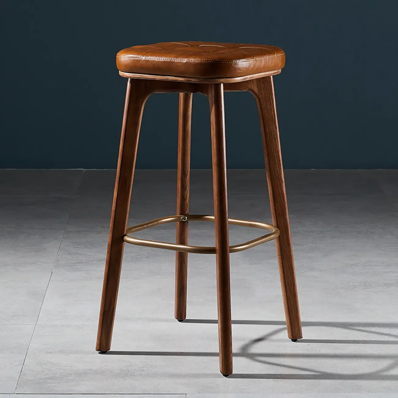 30 Inch Modern Leather Backless Bar Stools