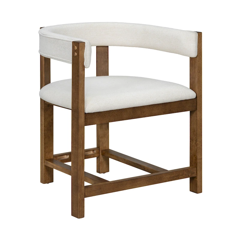 Christopher Knight Home - Bennett Elegant Barrel-Back Dining Armchair Set of 2