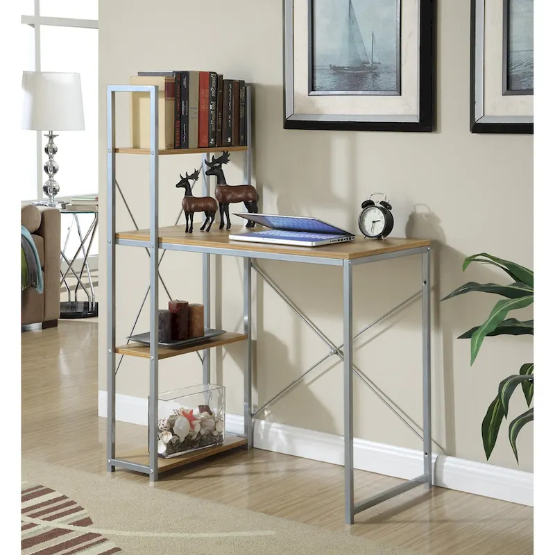 Convenience Concepts Designs2Go Office Workstation with Shelves