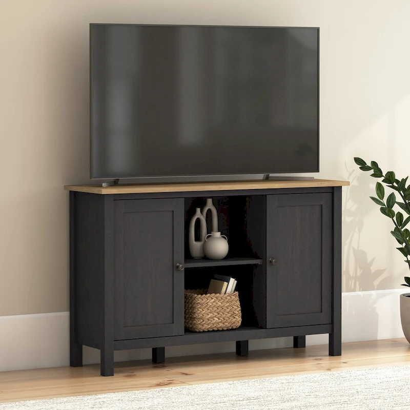 Bush Furniture Mayfield 48W Tall TV Stand Media Console.