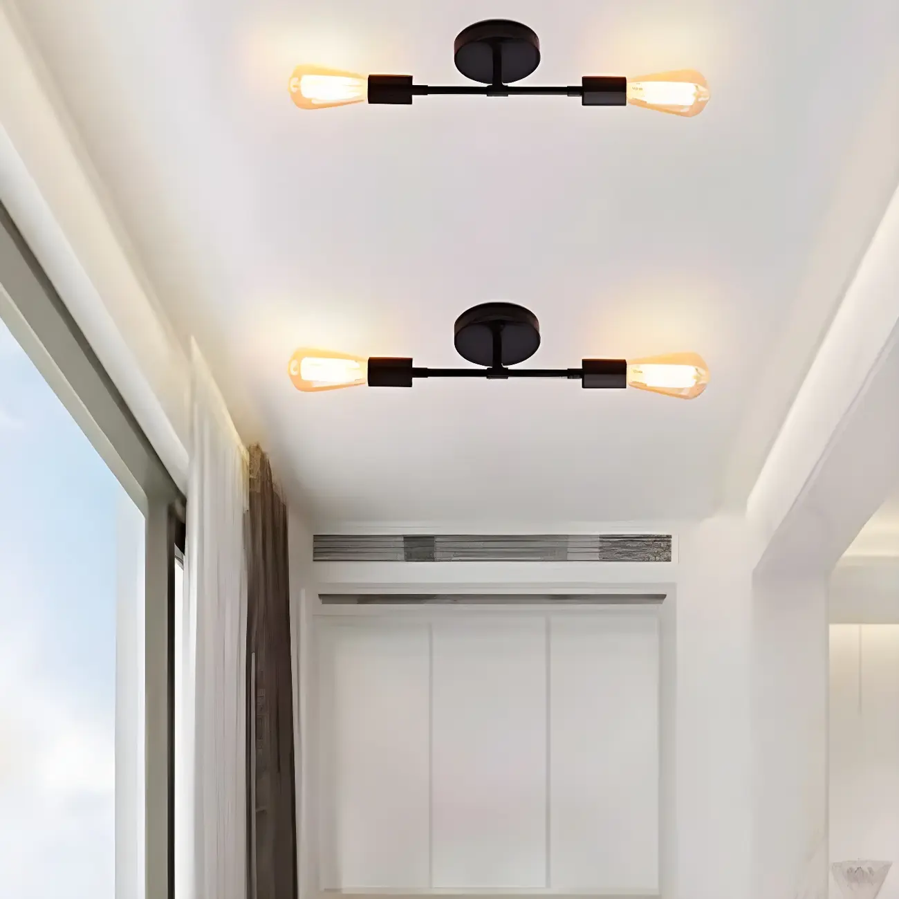 Modern Gold Up Down Bathroom Vanity Light