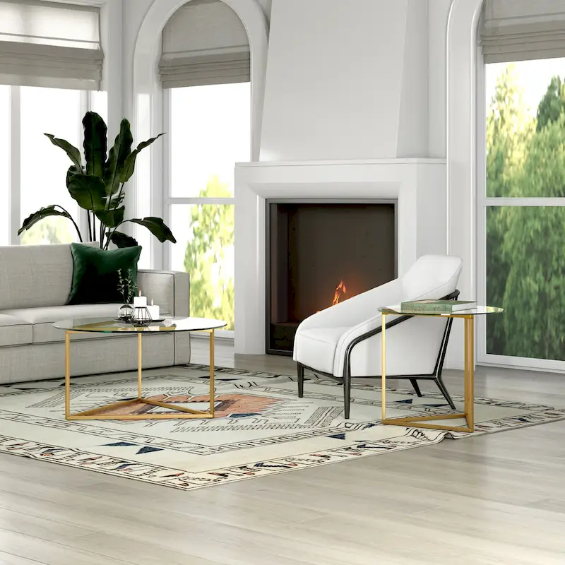 Jenson 24 Wide Round Side Table - 24 Wide