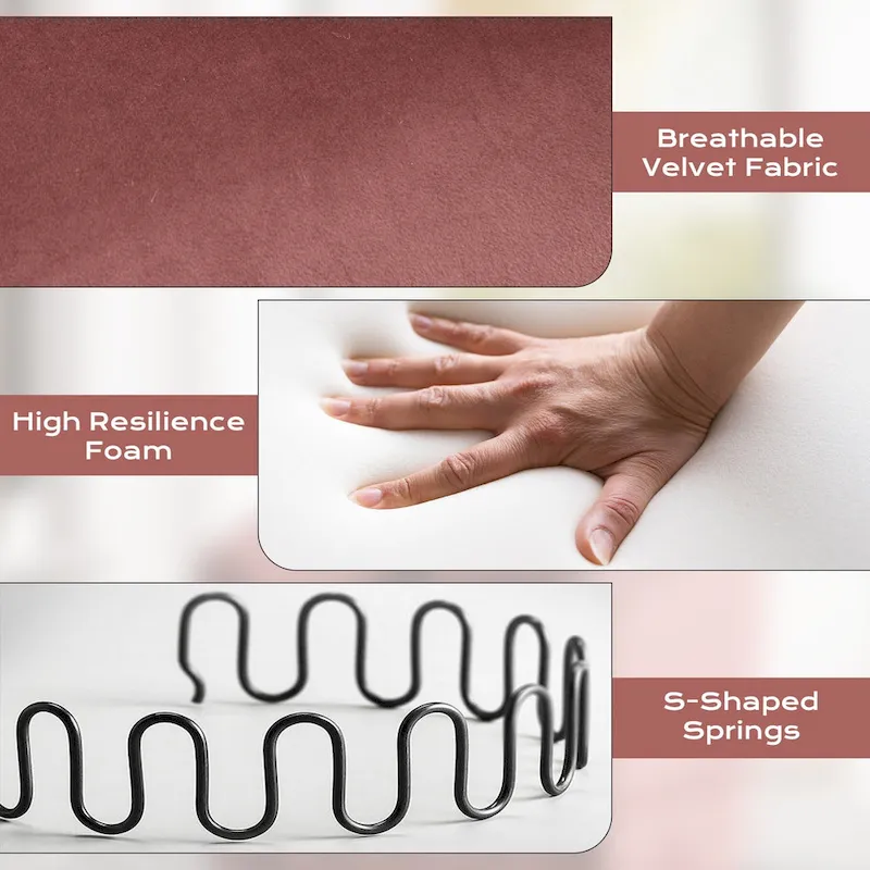 Ouyessir Set of 2 Swivel Barrel Chair 360 Degree Upholstered Accent Chair Fabric Armchair