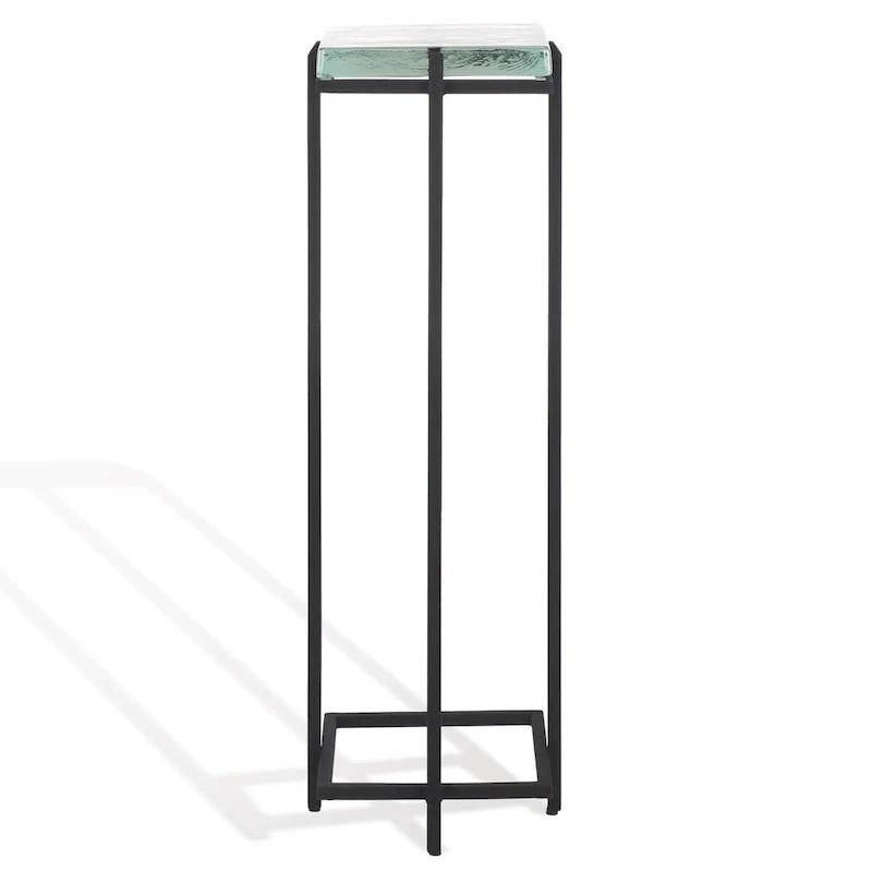 SAFAVIEH Couture Giabelle Cast Glass Drink Tabl - 8Wx8Dx24H