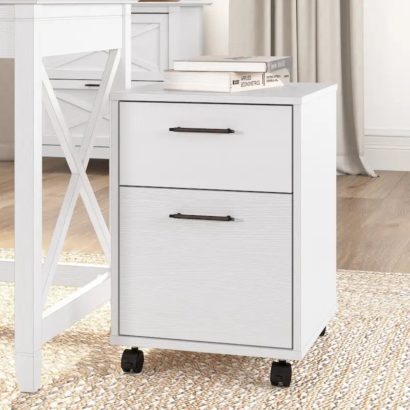 2 Drawer Mobile File Cabinet by