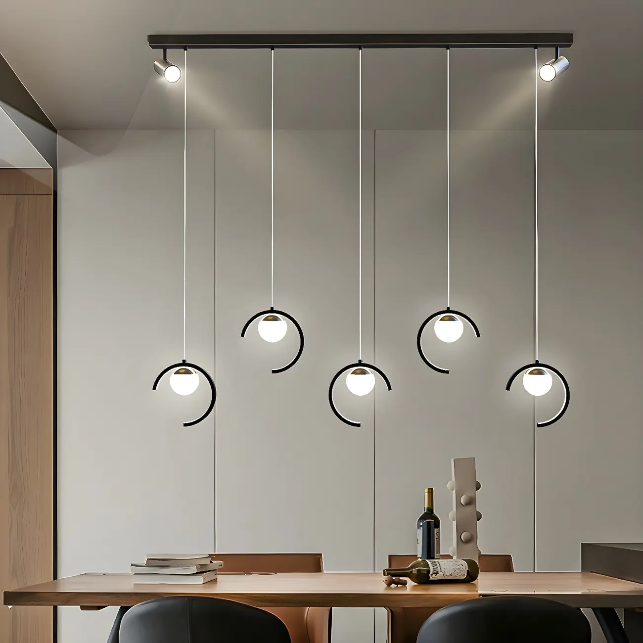 Modern Metal Geometric Kitchen Island Pendant Lights