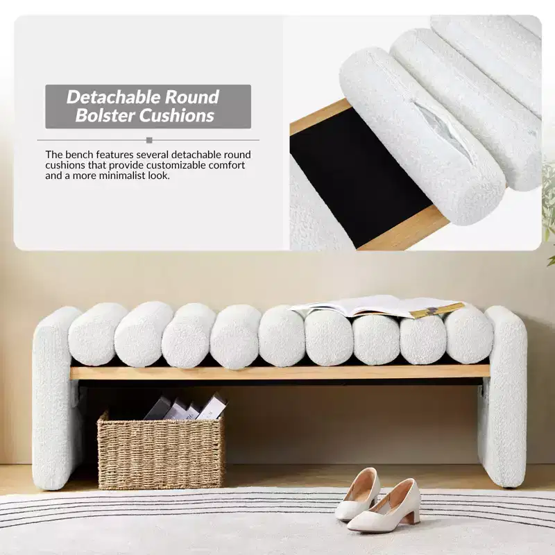 Alice Bench With Solid Wood Construction | HULALA HOME