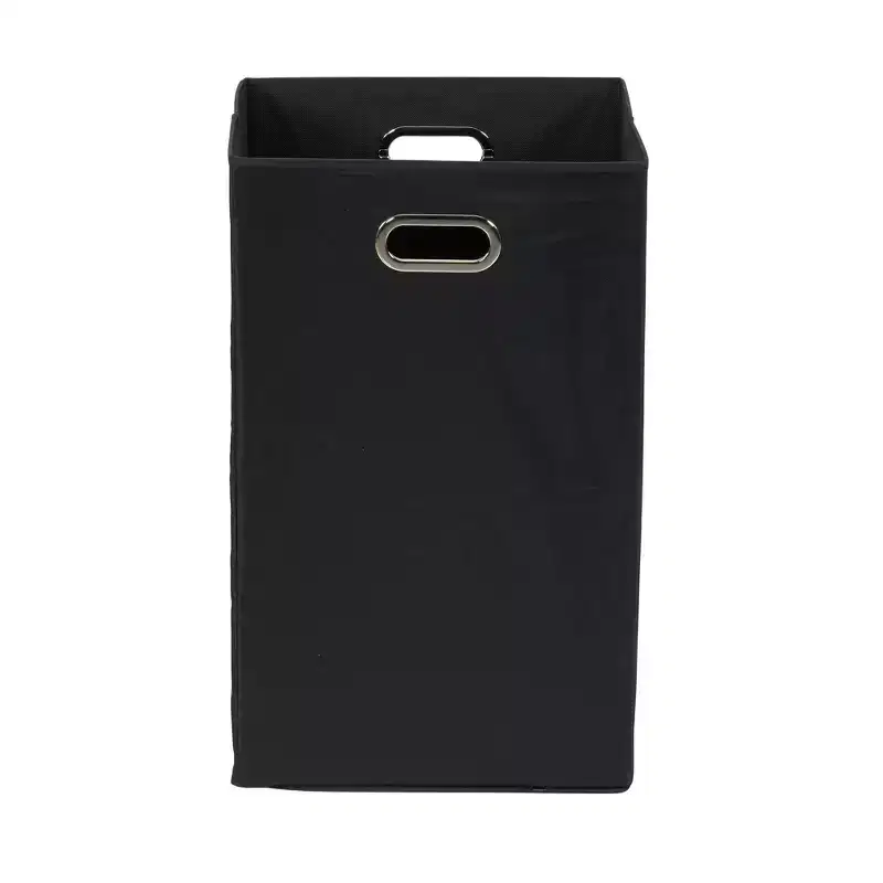 Household Essentials Laundry Hamper Black