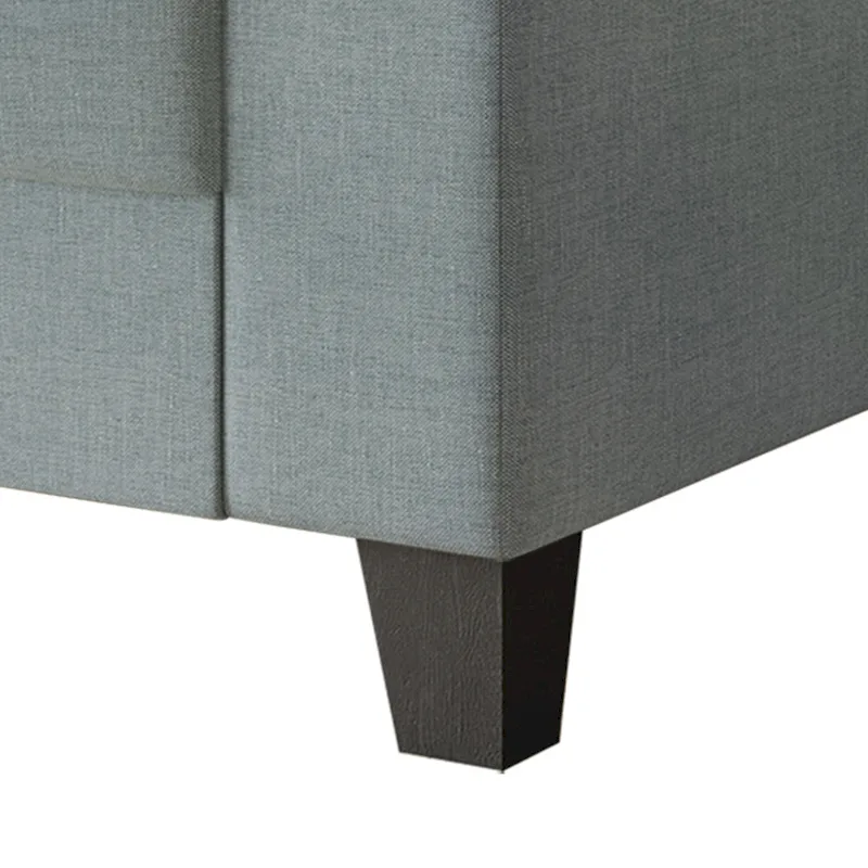 Simple Style Linen Upholstered Sofa