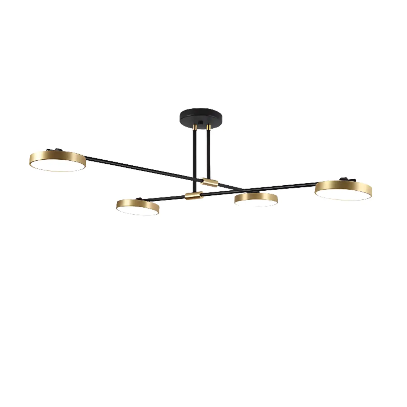 Contemporary Indoor LED Ceiling Light with Acrylic Shade