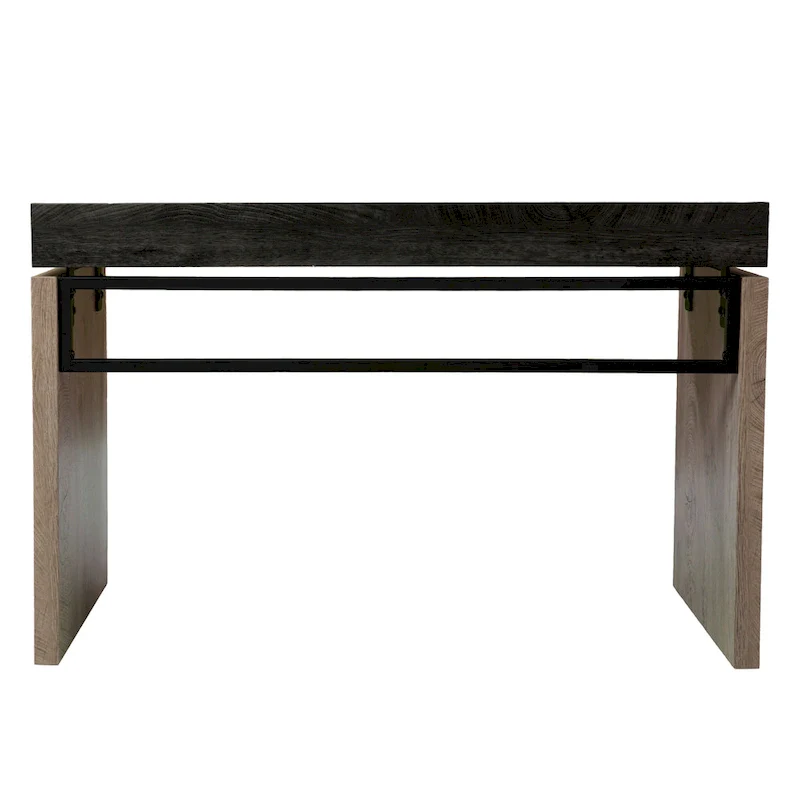 SEI Furniture Hedgefield Transitional Wood Black Desk