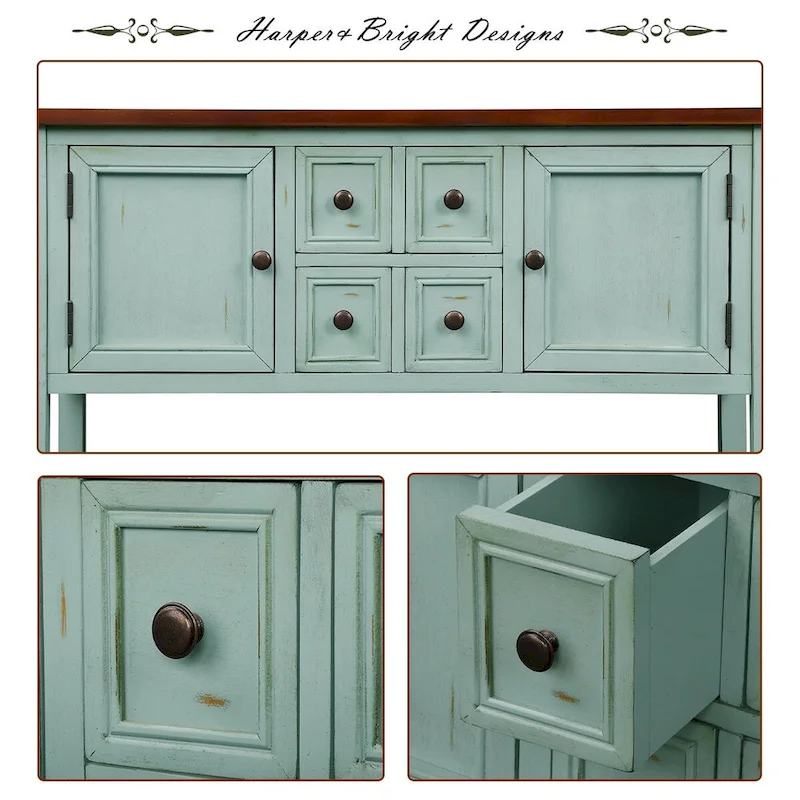 GZMR Cambridge Series Buffet Sideboard Console Table Retro Design