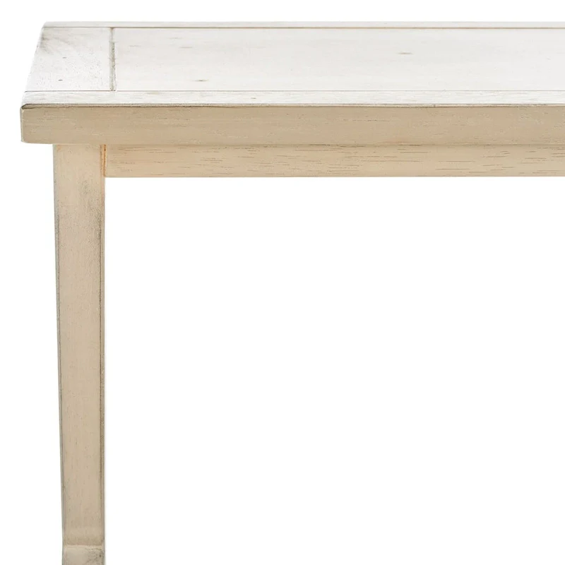 SAFAVIEH Izabela Antiqued White Birch Nesting Tables (Set of 3) - 24.4 x 16.5 x 23.8 - 24Wx17Dx24H