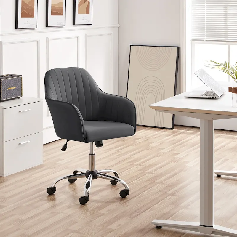 Yaheetech Desk Chair Height-Adjustable Swivel Computer Chair