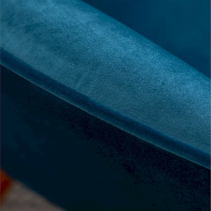 Carson Carrington Aasen Silky Velvet Tufted Accent Chair with Ottoman