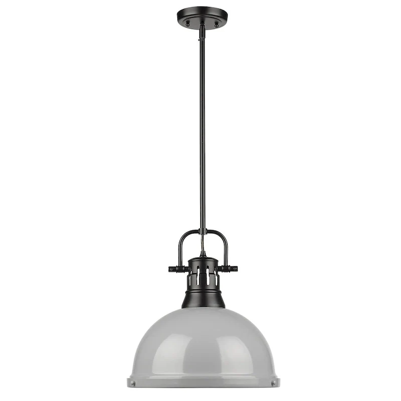 Golden Lighting Duncan Aged Brass 1-light Pendant