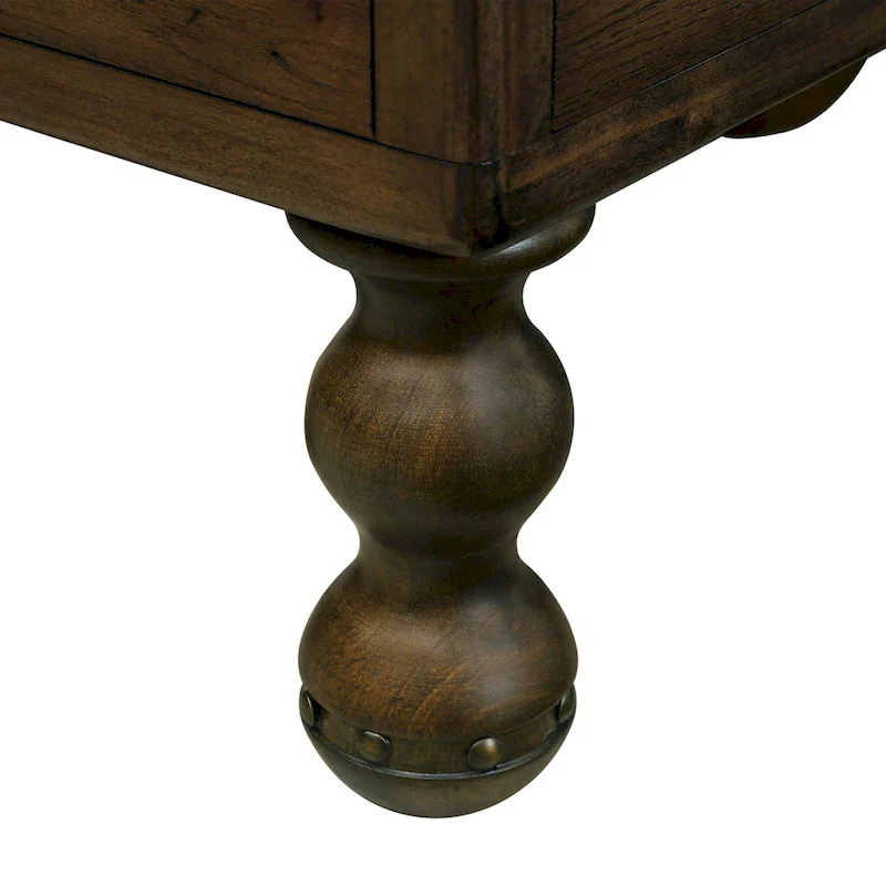 Solid Wood End Table with Drawer, 23.6 inch Narrow Side Table for Small Spaces