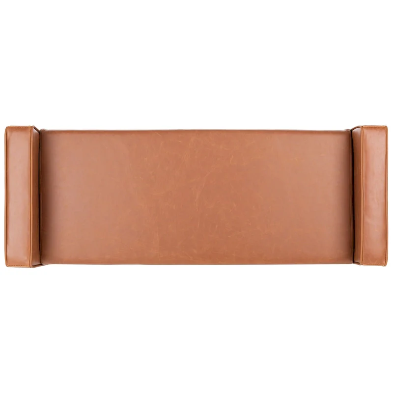 SAFAVIEH Rosalee Mid-Century Modern 25-inch Bench - 49 W x 18 L x 25 H - 49Wx18Dx25H