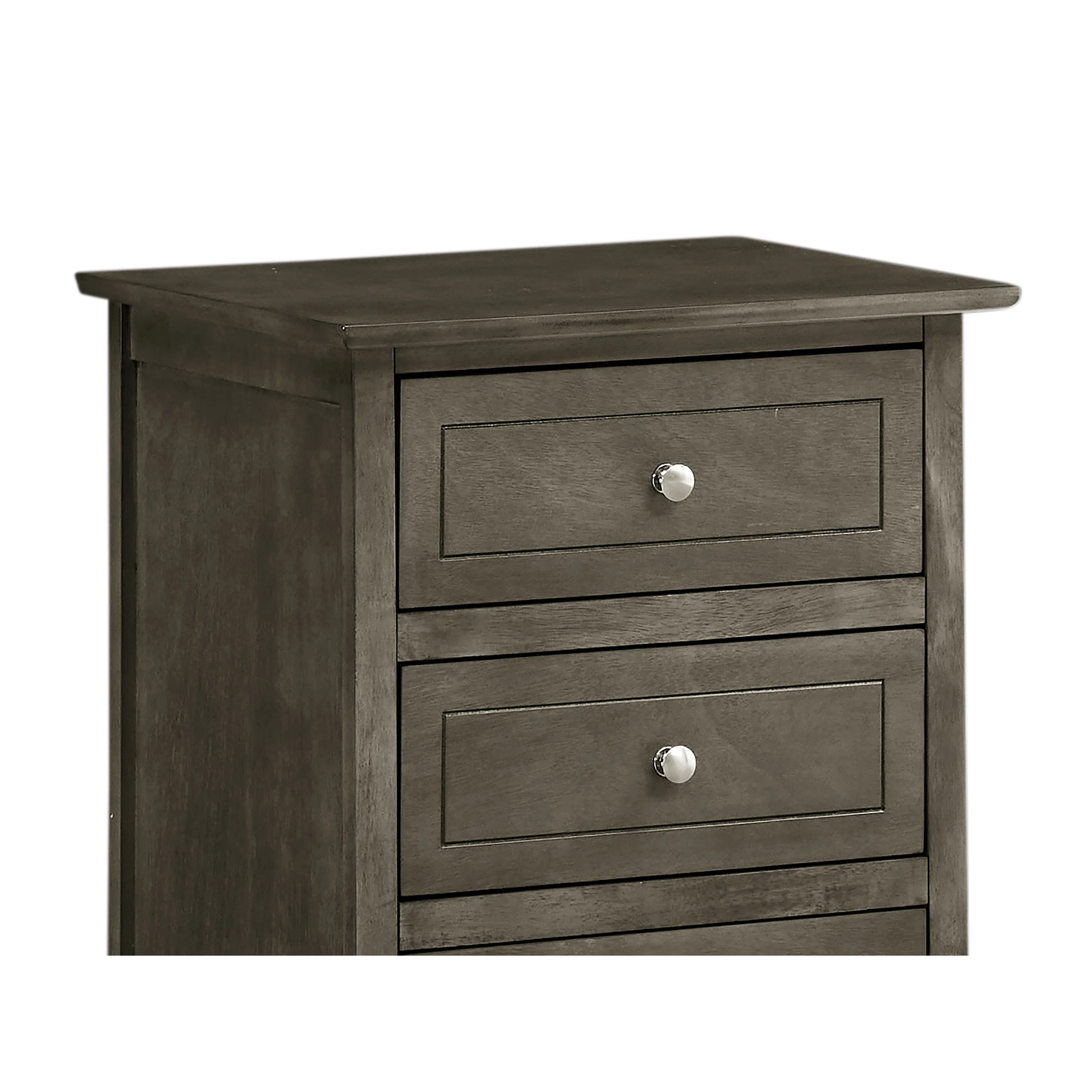 Daniel 3-drawer Transitional Wooden Nightstand