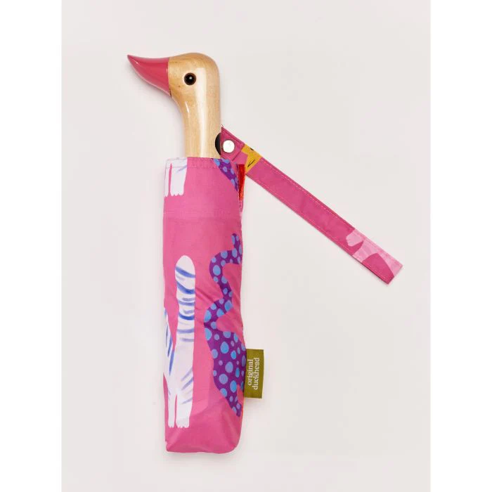 Original Duckhead Duck Umbrella Compact - Fuchsia Arty Cats 5x7x35cm