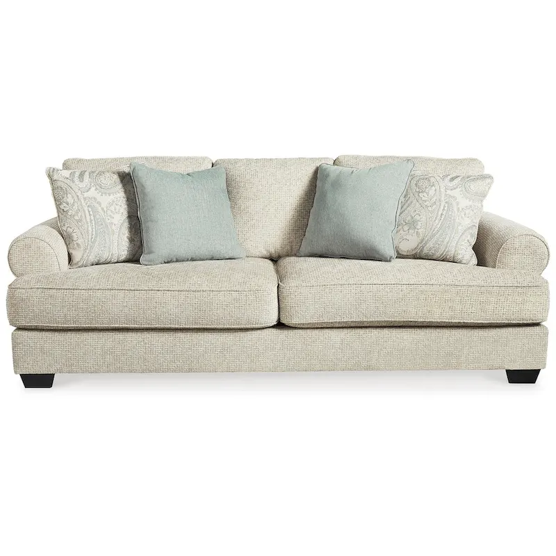Signature Design by Ashley Monaghan Beige Sofa - 98  W x 45  D x 39  H