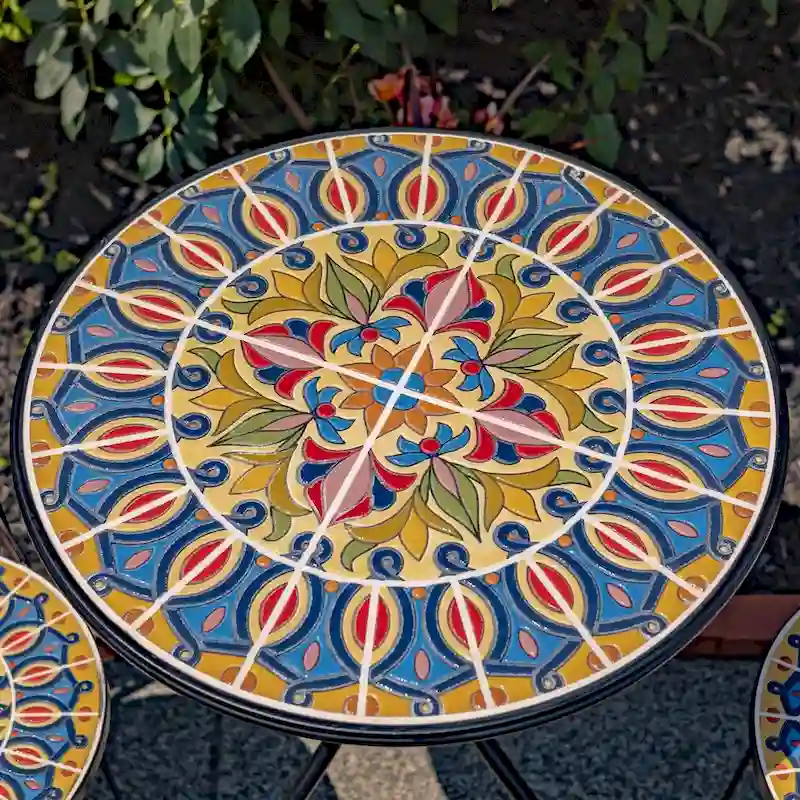 Mosaic Bistro Sets - 23.5x23.5x29.75