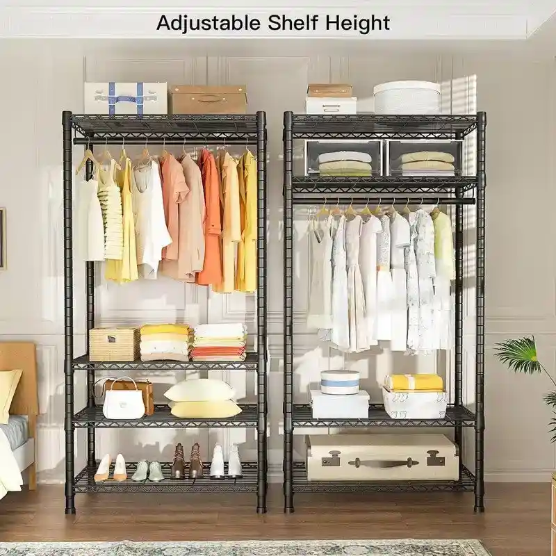 Heavy Duty Clothes Rack - 14D x 30W x 74.2H