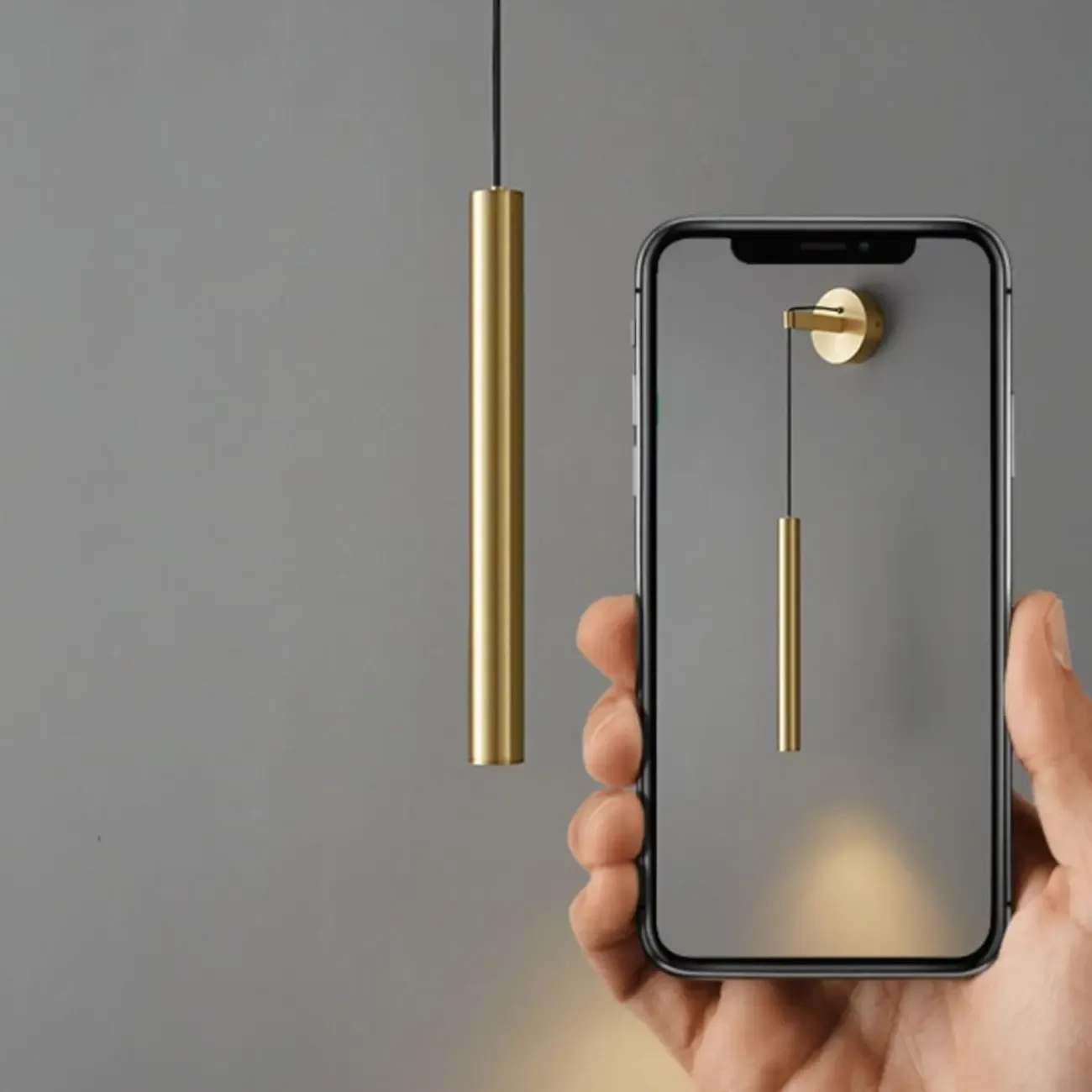 Elegant Gold Cylinder LED Wall Sconce with Crystal Deco