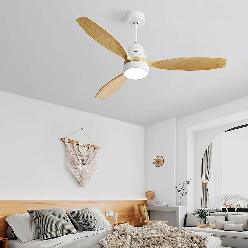 52  Low Profile Ceiling Fan with Light and Remote Control
