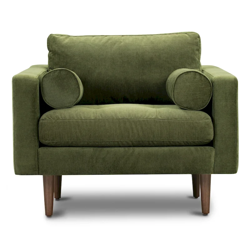 Poly & Bark Napa Fabric Lounge Chair