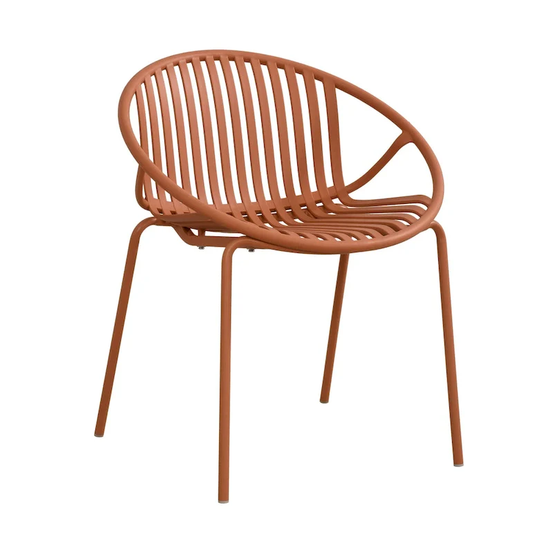 Patio Dining Chairs Stackable Chairs with Breathable Design