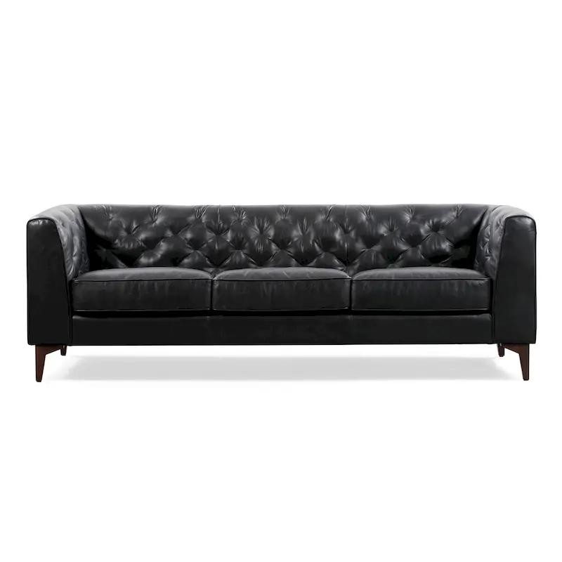 Poly & Bark Essex 89 Sofa - Full Grain Genuine Italian Leather