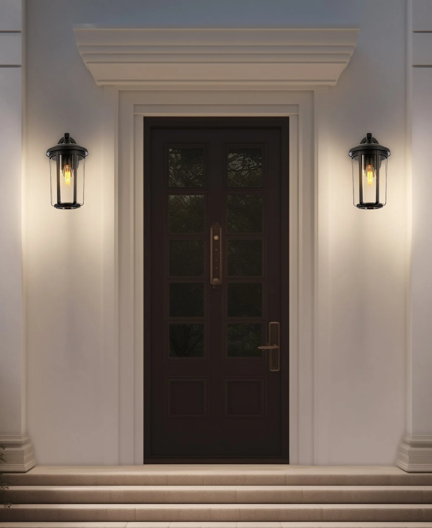 Mercer 17 Large Modern Farmhouse Weather Resistant Outdoor Wall Sconce