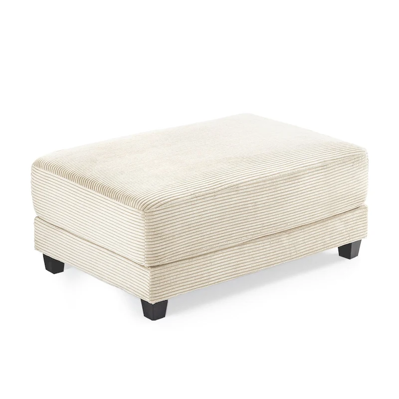 The Contemporary Oversized Corduroy Ottoman