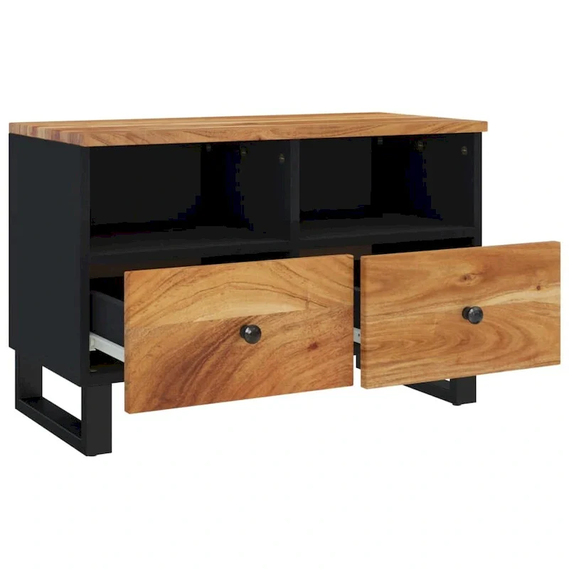 TV Stand 27.6x13x18.1 Solid Wood Mango